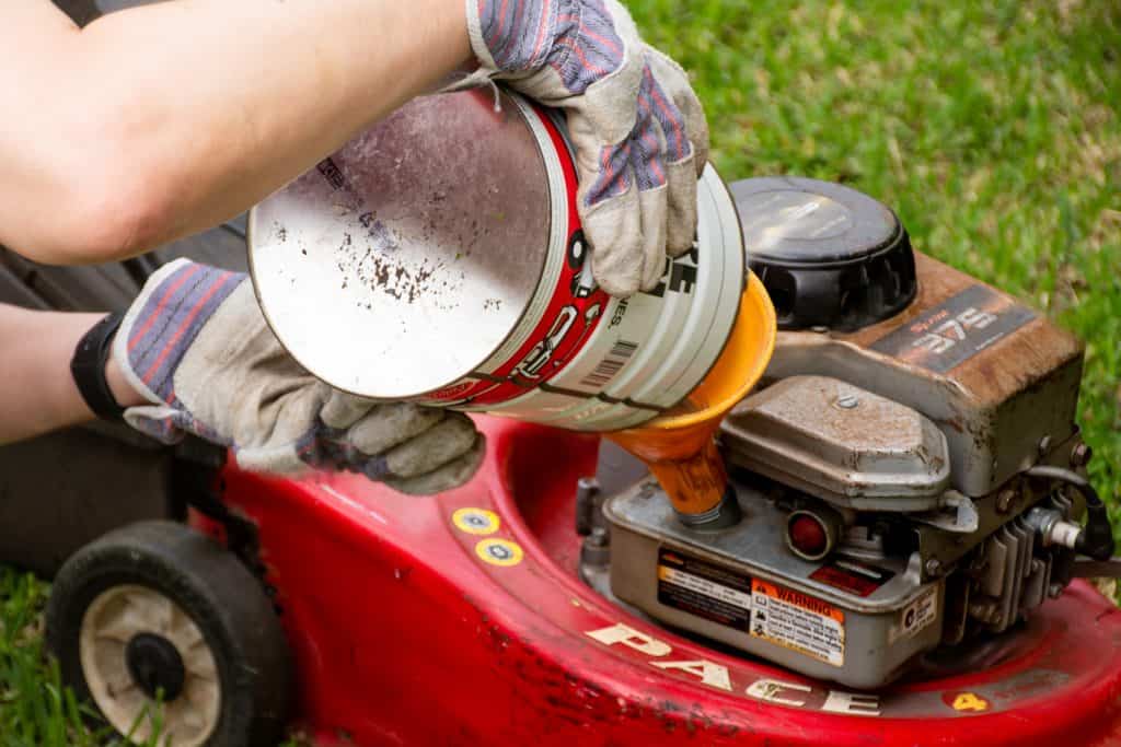 How To Empty Mower Gas Tank